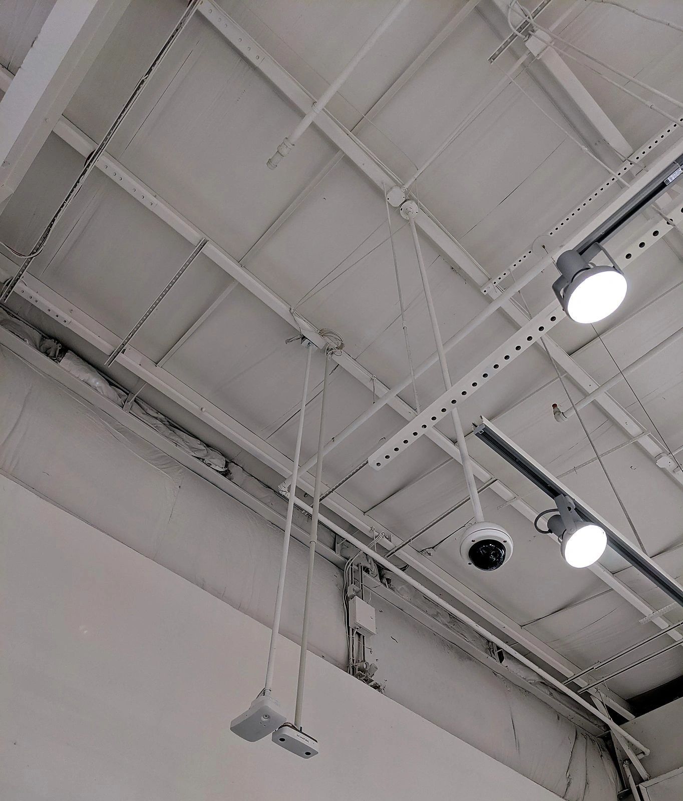 Dome camera, ceiling mount