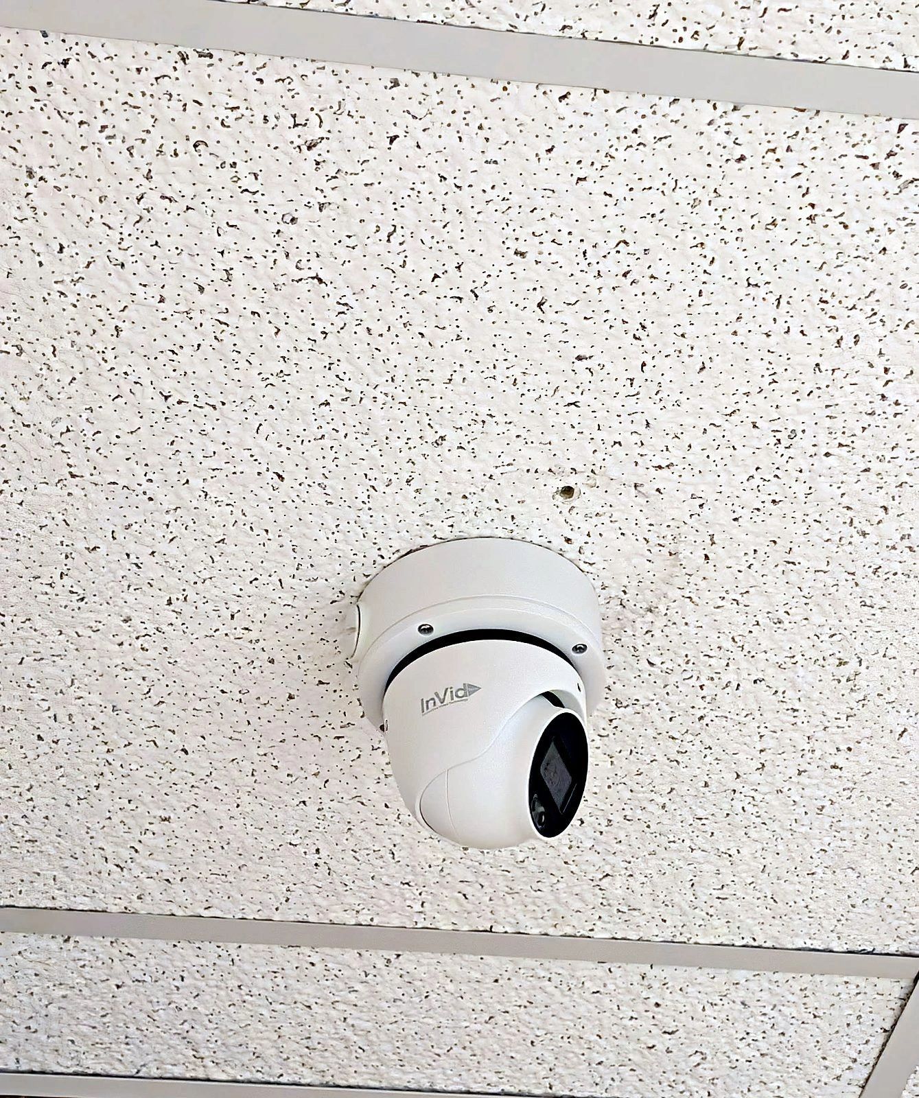 InVid turret camera, ceiling mount
